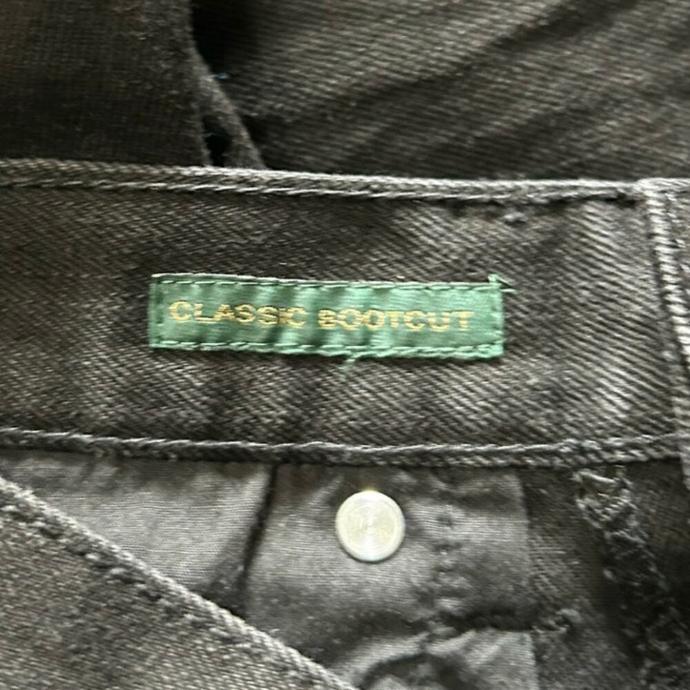 Lauren Ralph Lauren black denim boot cut jeans, Size 6 - Picture 5 of 10